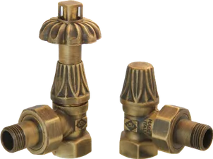 Kit robinetterie Bronze thermostatique en finition laiton vieilli