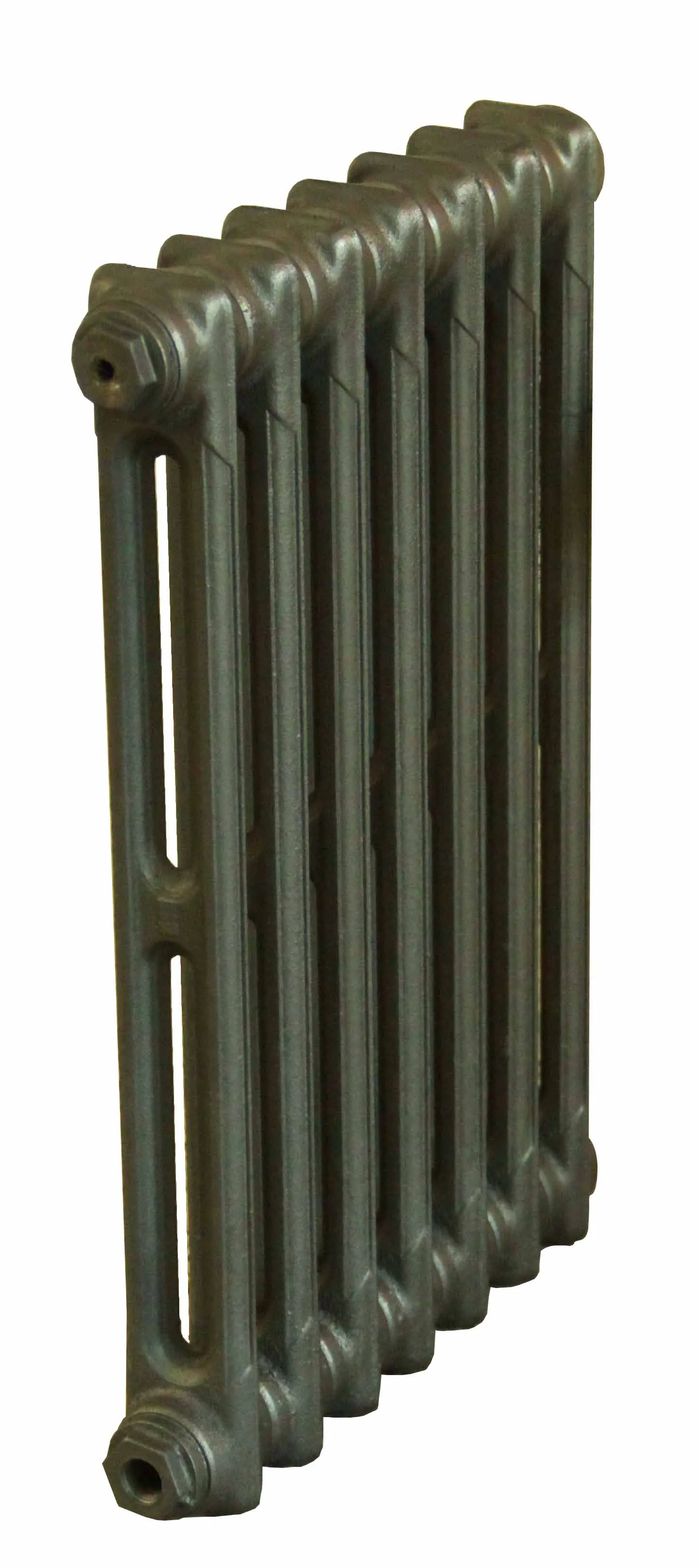 Radiateur ancien Idéal Néo-Classic de 61 cm à deux colonnes, vu de face
