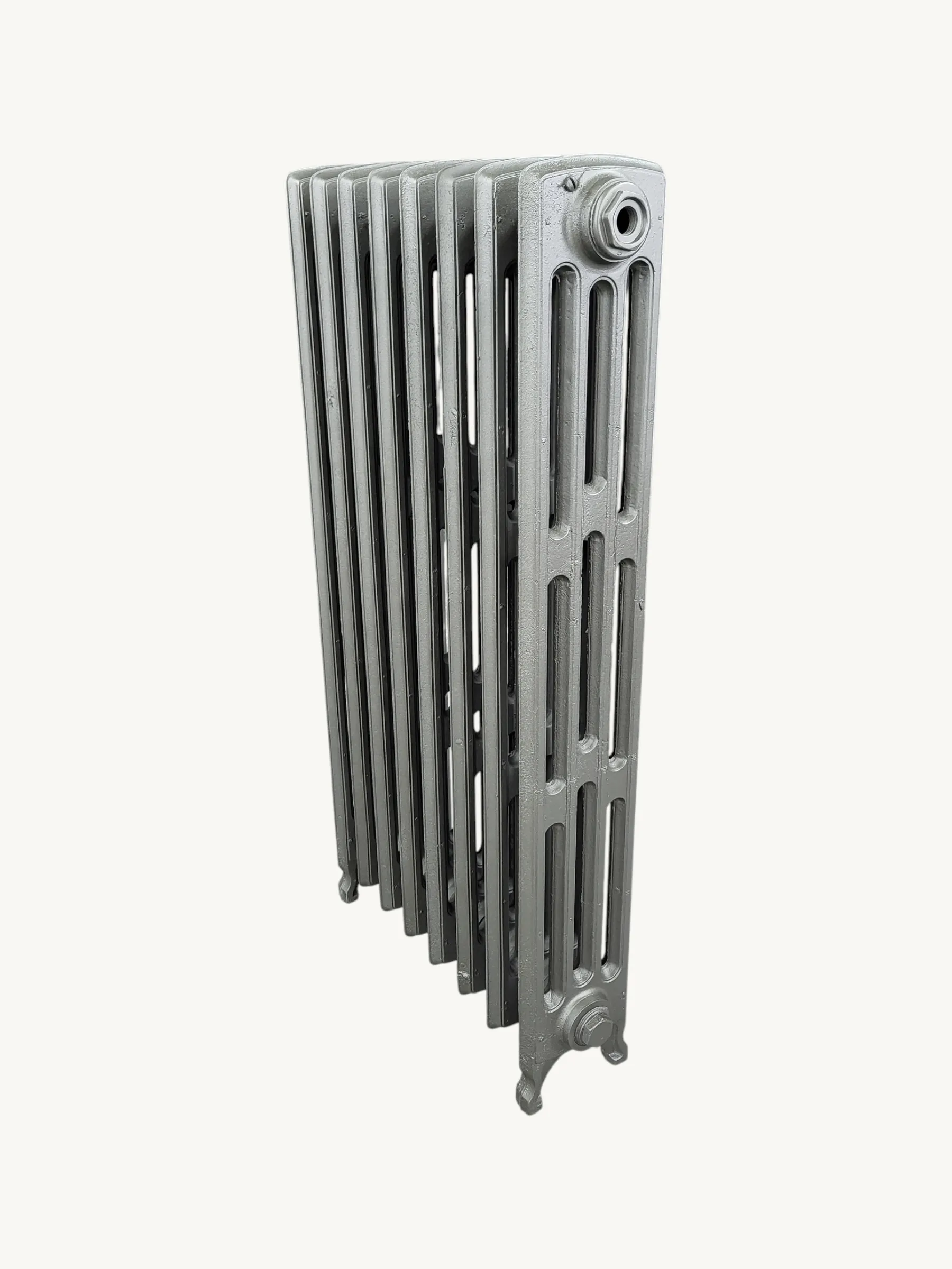 Radiateur Chappée gris clair, vu en entier